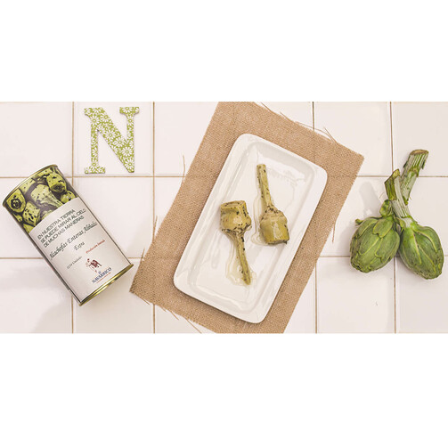 Артишоки в подсолнечном масле со специями, 6/9 шт., ж / б  (арт. 0811200)