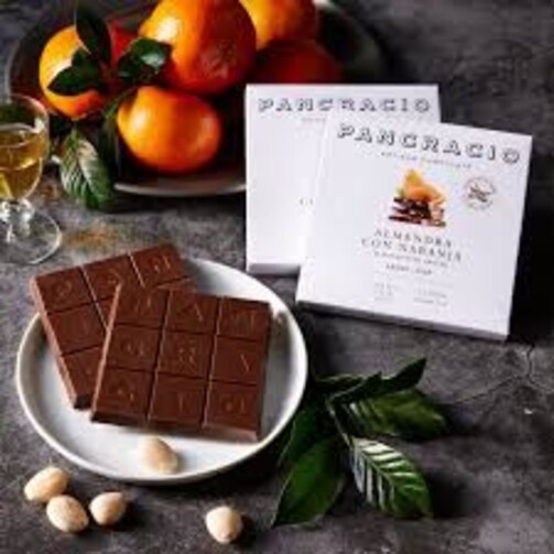 Молочный шоколад с миндалем и апельсином  (арт. PC4614)