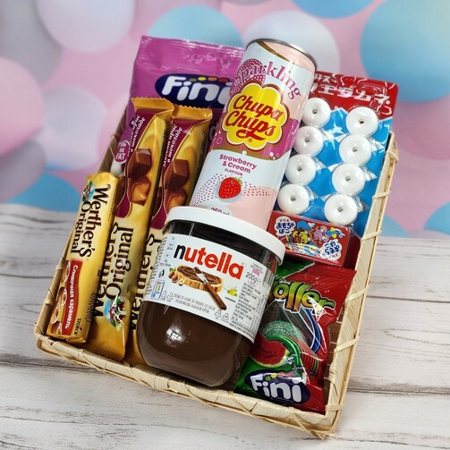 Детский подарок с шоколадной пастой 