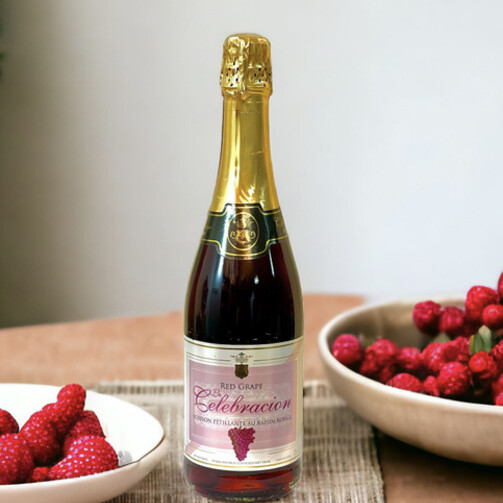 Безалкогольный газированный праздничный напиток Красный виноград  (арт. ESP3126)