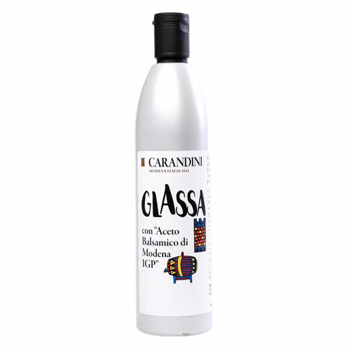 Соус-крем бальзамический Carandini Glassa, темный 500мл 