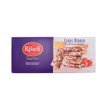 Белоснежный вафельный десерт в шоколаде с малиной 90г