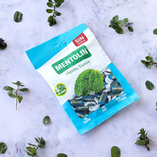 Леденцы без сахара со вкусом мяты на подсластителе 100 гр  (арт. LAC620301)