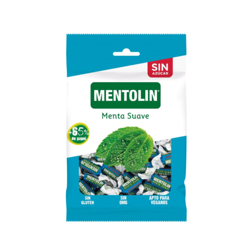 Леденцы без сахара со вкусом мяты на подсластителе 100 гр  (арт. LAC620301)