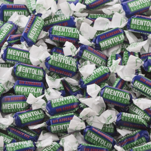 Леденцы без сахара со вкусом эвкалипта на подсластителе 100 гр  (арт. LAC624502)