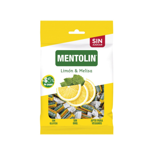 Леденцы без сахара со вкусом лимона и мелиссы на подсластителе 100 гр  (арт. LAC627501)