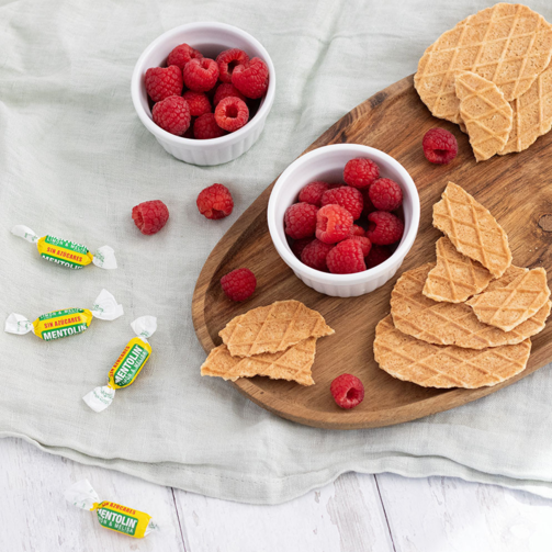 Леденцы без сахара со вкусом лимона и мелиссы на подсластителе 100 гр  (арт. LAC627501)