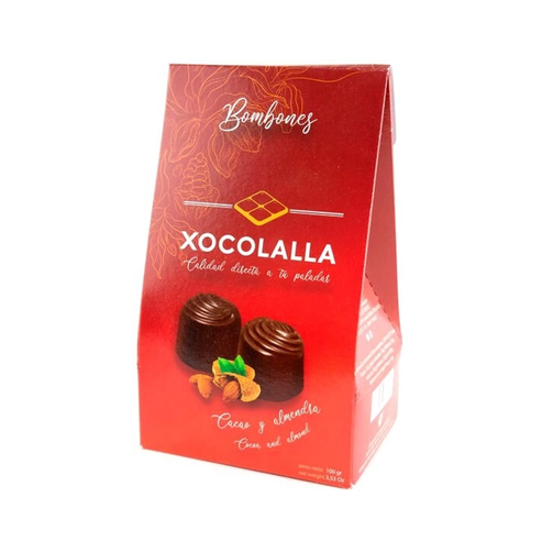 Конфеты из молочного шоколада с пралине из миндаля 100г  (арт. XCL0045)