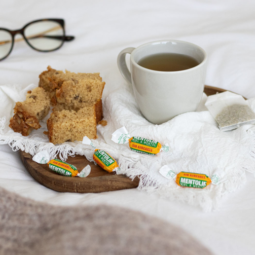 Леденцы без сахара с медом и ментолом на подсластителе 100 гр  (арт. LAC627101)