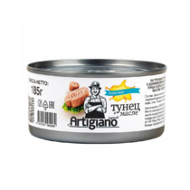 Тунец полосатый филе - ломтики в масле