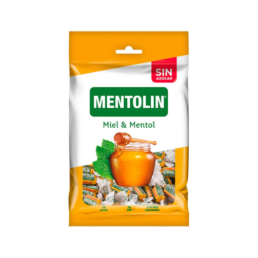 Леденцы без сахара с медом и ментолом на подсластителе 100 гр  (арт. LAC627101)