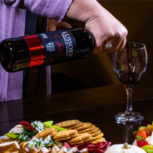 Напиток безалкогольный Красный Мерло без алкоголя Премиум Lussory Premium Red Merlot  (арт. LUS9853)