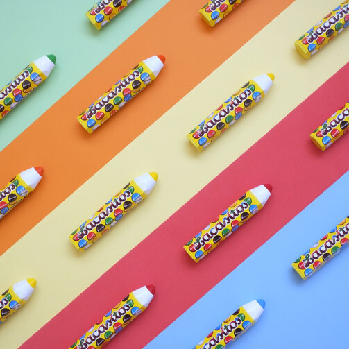 Драже из молочного шоколада в сахарной глазури, карандаш 20 гр  (арт. LAC0620/1)