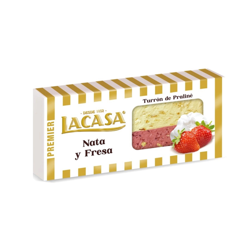 Нуга клубника со сливками 250 г  (арт. LAC190302)