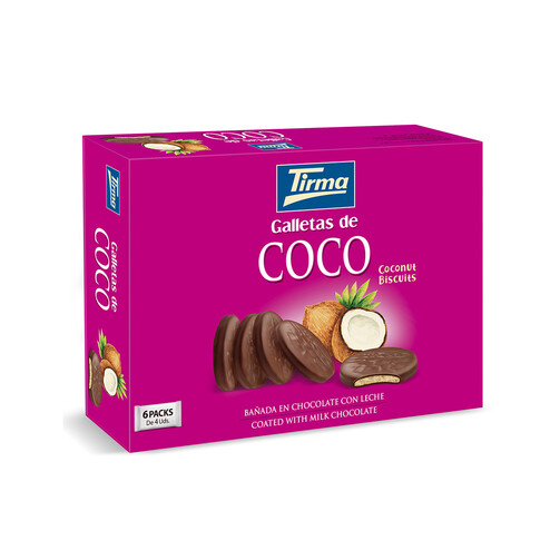 Кокосовое печенье в молочном шоколаде (6 x 33гр)  (арт. 088639)