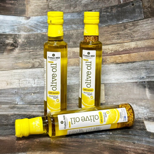 Масло оливковое нерафинированное высшего качества EV с лимоном CRETAN MILL  (арт. ЭЛД-0661)