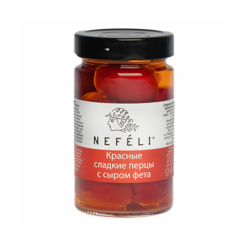 Перцы красные сладкие с сыром Фета 