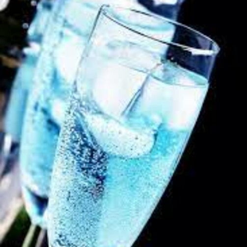 Безалкогольный газированный праздничный напиток БЛЮ (голубой)  (арт. ESP3128)