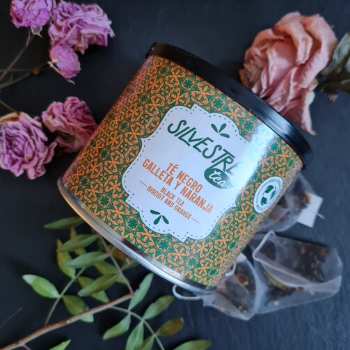 Черный чай с ароматом печенья и апельсином  (арт. 1130012504)