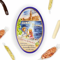 Цукаты лимонные и апельсиновые в шоколаде (метал. коробка)