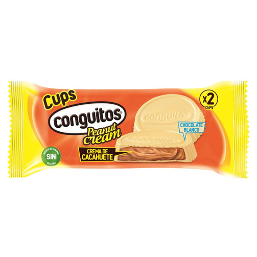 Белый шоколад с начинкой из арахисового крема 2*17 гр  (арт. LAC073400)