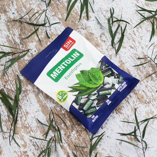 Леденцы без сахара со вкусом эвкалипта на подсластителе 100 гр  (арт. LAC624502)