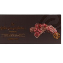 Шоколадный туррон с малиновыми хлопьями