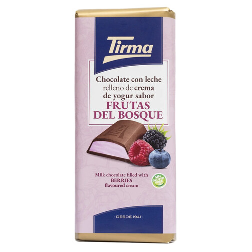 Шоколад молочный с йогуртовой начинкой со вкусом лесных фруктов  (арт. 025011)