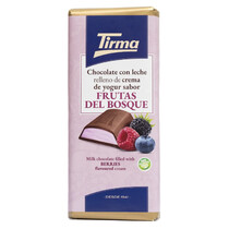 Шоколад молочный с йогуртовой начинкой со вкусом лесных фруктов