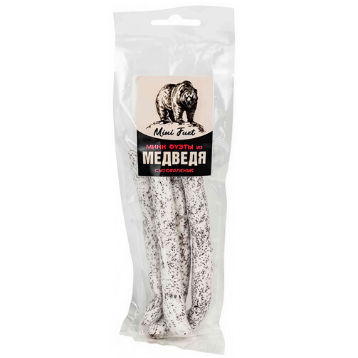 Фуэт мини колбаски Охота из медведя сыровяленые 