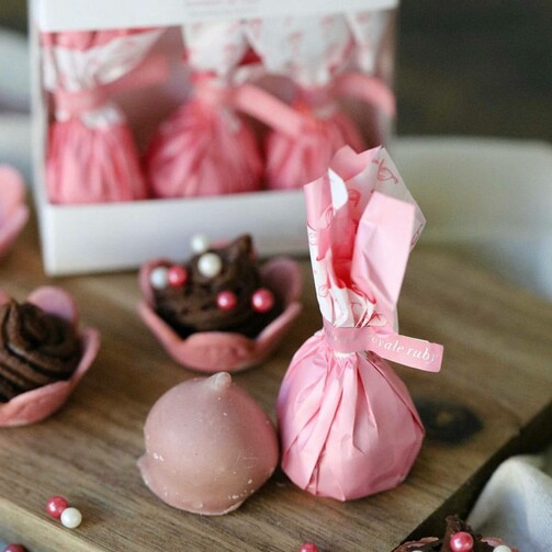 Инжир в рубиновом шоколаде Ruby Rabitos Royale №3  (арт. RR03)