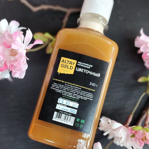 Мед классический Цветочный с дозатором 