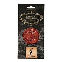 Колбаса сыровяленая Охота из оленя нарезка