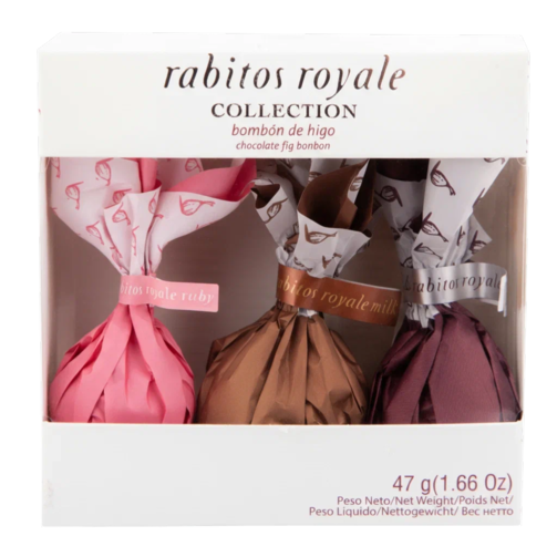 Конфеты инжир Коллекция Dark, Milk, Ruby Rabitos Royale Collection №3  (арт. RCR03)