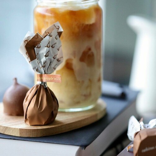 Конфеты Milk Rabitos Royale в молочном шоколаде с соленой карамелью 1кг  (арт. RM01)