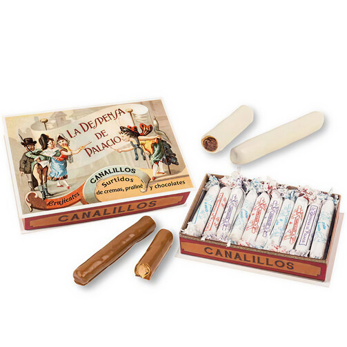 Трубочки вафельные с кремовой начинкой в шоколаде весовые  (арт. SKU384)