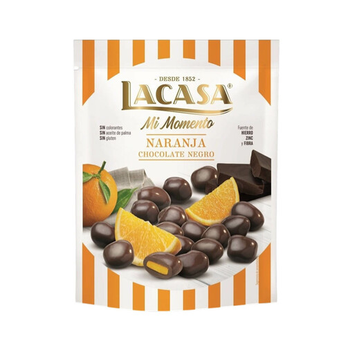 Апельсиновые цукаты в темном шоколаде 125 гр  (арт. LAC042301)