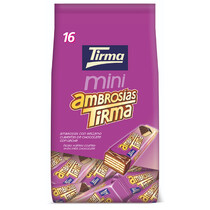 Вафельный батончик мини в молочном шоколаде с кремовой начинкой (16 х 13,5гр)