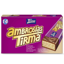 Вафельный батончик в молочном шоколаде с кремовой начинкой (14 х 21,5гр)