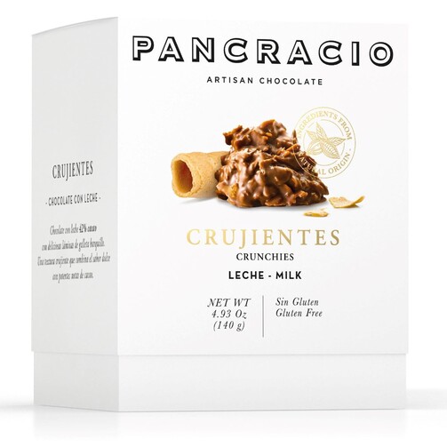 Хрустящие конфеты из молочного шоколада с вафельным печеньем  (арт. PC4706)