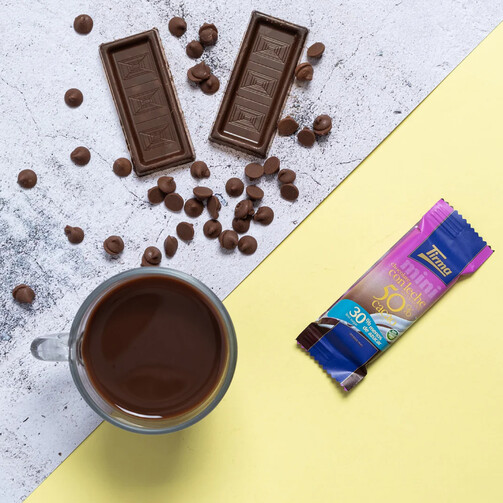 Шоколад Молочный Мини - плитки 50% Какао (18 х 10г)  (арт. 021905)