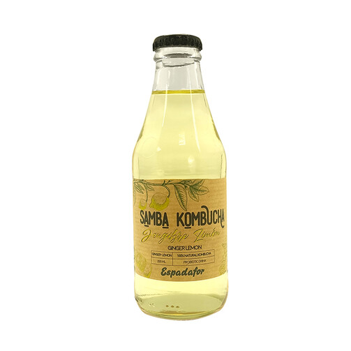 Безалкогольный газированный напиток Самба Камбуча Имбирь и Лимон  (арт. ESP10073)