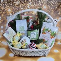 Новогодний чайно-кофейный набор с монтекадос