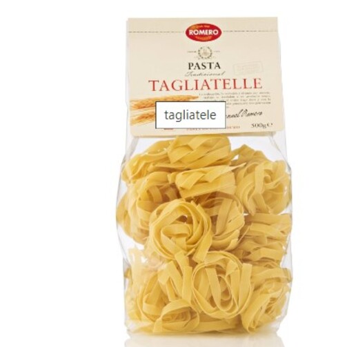 Паста Tagliatelle al bronce изготовленная на медных формах  (арт. 4082)