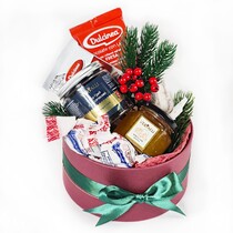 Новогодний продуктовый набор "Сладкие мгновения"