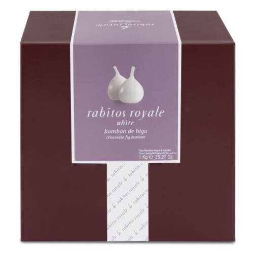 Инжир в белом шоколаде White Рабитос Рояль 1кг  (арт. RW01)