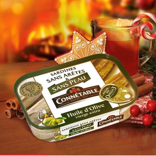 Сардины без кожи и без костей в оливковом масле первого отжима экстра  (арт. БНС)