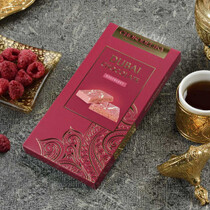 Шоколад белый с начинкой Dubai Raspberry с начинкой малина