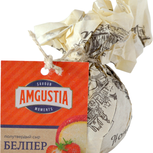 Сыр полутвердый Белпер клубника 