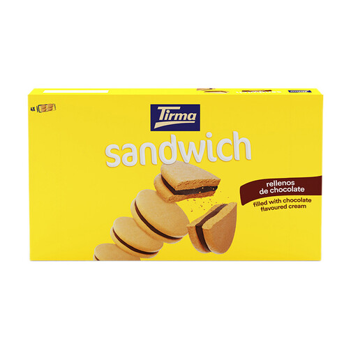 Печенье-сэндвич с шоколадно-кремовой начинкой (4 х 45гр)  (арт. 088507)